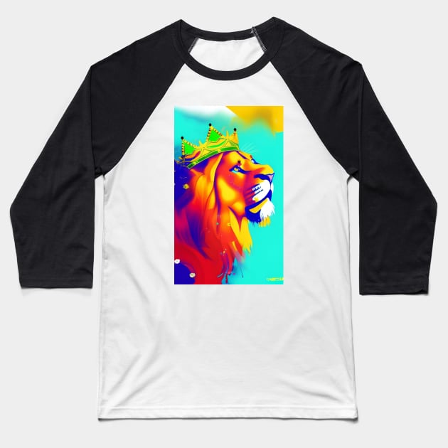 Lion Of Morocco Atlas Lions Baseball T-Shirt by ShopSunday